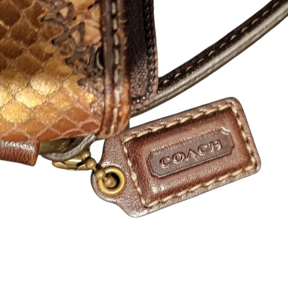 Coach Vintage Y2k Patchwork Wristlet - Picture 3 of 11